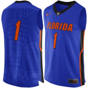 Royal Blue #1 Florida Gators Jersey