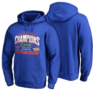 2017 Outback Bowl Champions Royal Florida Gators Pullover Hoodie