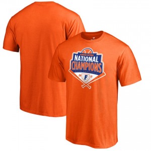 Men's Florida Gators T-shirt Orange Event Logo 2017 World Series National Champions Baseball 