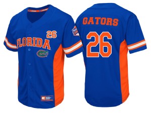 #26 Royal Men's 2017 National Champions Baseball Florida Gators Jersey