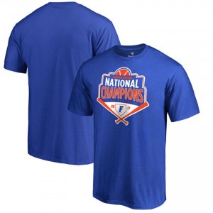 Florida Gators Men's Event Logo 2017 World Series National Champions Baseball T-shirt - Royal