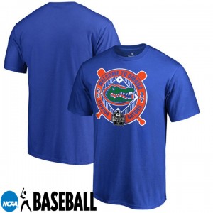 Eight Team 2017 World Series Men's Royal Baseball Florida Gators T-shirt