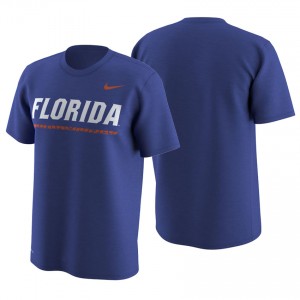 Florida Gators Men's Week Zero Trainer Hook Performance T-shirt - Royal
