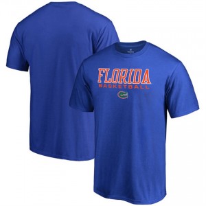 Men's Florida Gators T-shirt Royal Team Logo True Sport Basketball 