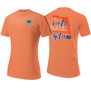 Women's Florida Gators T-shirt Orange One Color Born in the South 