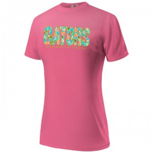 Florida Gators Women's Pineapple Mascot One Color T-shirt - Pink