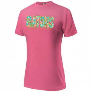 Florida Gators Women's Pineapple Mascot One Color T-shirt - Pink