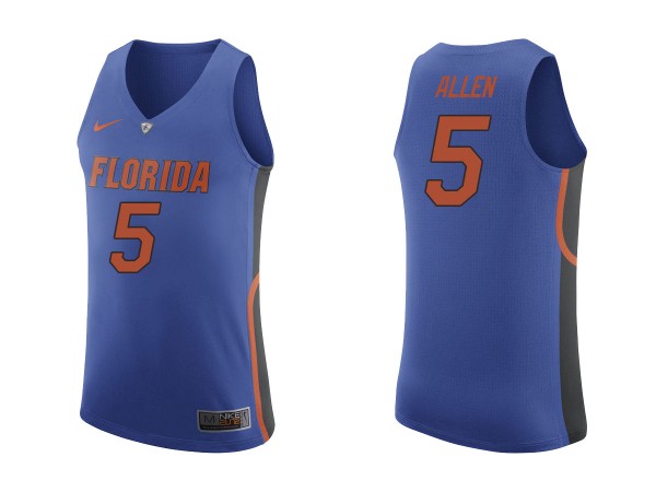 Men S Florida Gators 5 Kevaughn Allen Royal The Best Combos